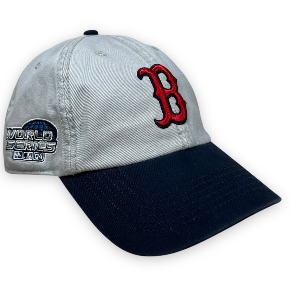 Boston Red Sox Cooperstown Collection Hat Men M‎ Gray 2004 World Series Patch